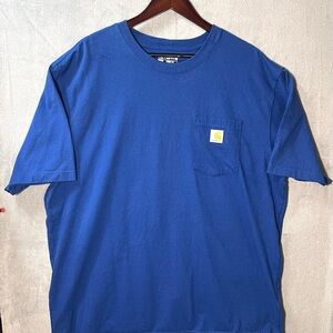 Carhartt Men's Classic Blue Short Sleeve Tee